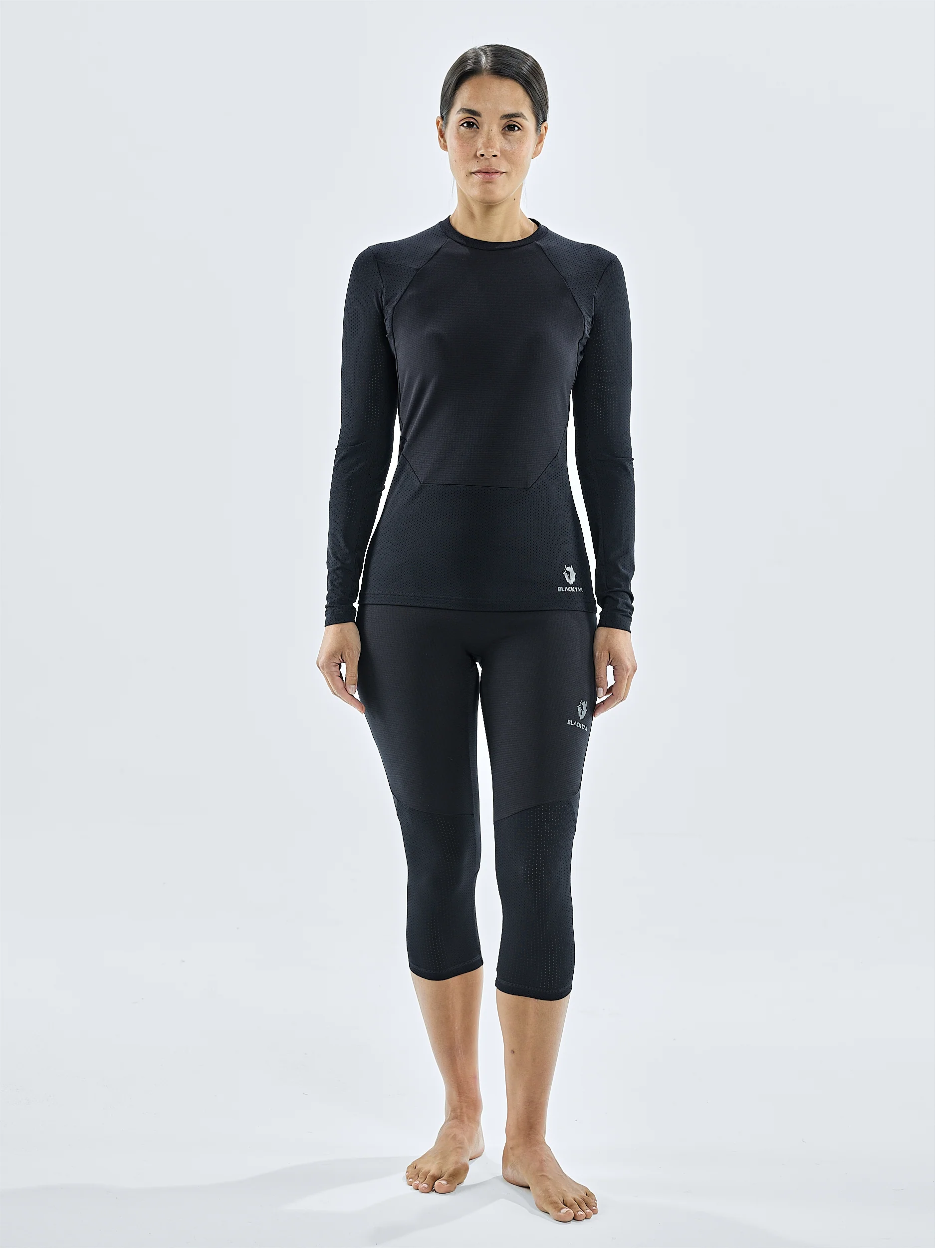 DAMEN CHAMAR FLEECE BASELAYER 3/4 TIGHT - Image 6