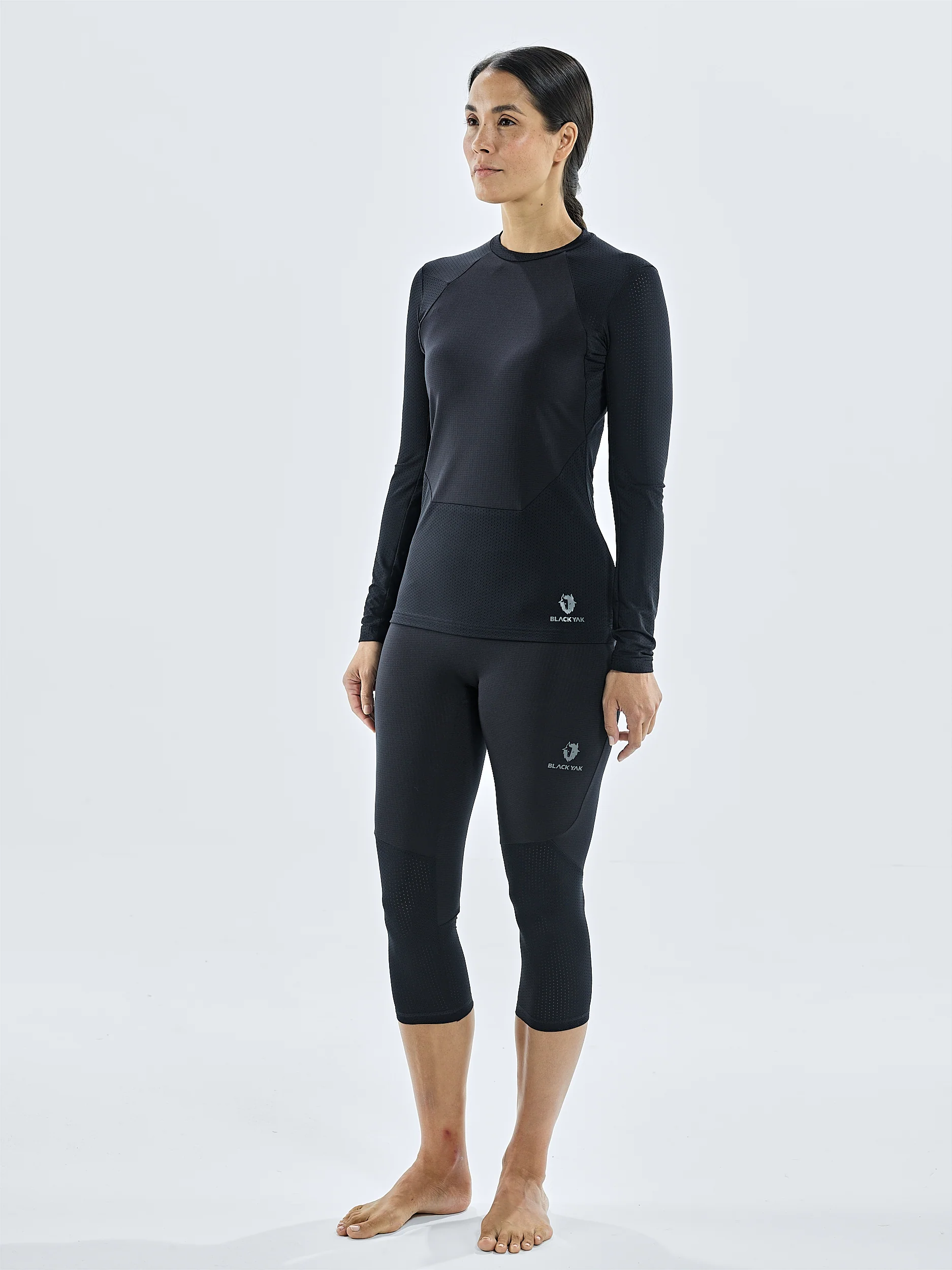 DAMEN CHAMAR FLEECE BASELAYER 3/4 TIGHT - Image 7